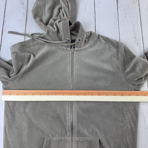 Y2K Victoria's Secret Velour Track Suit Set Full-Zip Hoodie Pants Size Small - Picture 13 of 16